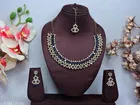 Blue Free Size Necklace Set for Women