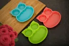 Plastic Unbreakable Mouse Shaped Snack Serving Plate for Kids 