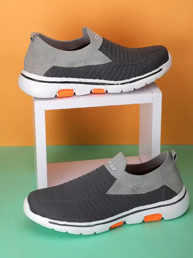 Casual Shoes for Men (Grey, 8)