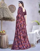 Chiffon Printed Saree for Women 