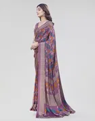 Chiffon Printed Saree for Women 