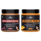 Natural Red Sandalwood & Orange Peel Powder for Skin & Hair 