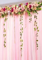 Flower Digital Printed Door Curtain 7ft pack of 1