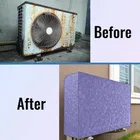 E-Retailer Waterproof and Dustproof PVC Split Ac Cover Suitable for 1.5 Ton & 2 Ton 