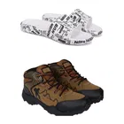 Combo of Casual Shoes with Sliders for Men 