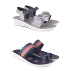 Combo of Flats & Sandals for Women 
