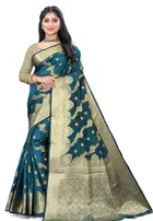 Organza Zari Woven Saree for Women 