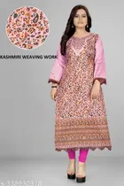 Pashmina Self-Design Kurti for Women 