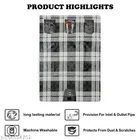 KANUSHI Industries® Microwave / Oven Top Cover With 4 Utility Pockets + 1 Pc Front Load Automatic Washing Machine Cover