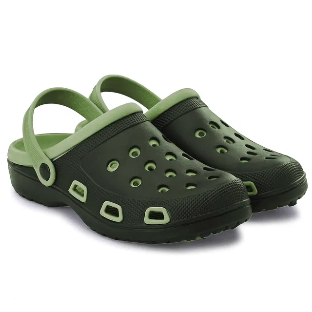Clogs for Men, Green (6)