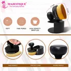 Majestique Flat Top Circle Foundation Makeup Face Brush With Protective Case 