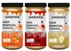 Combo of Gabana Orange, Rose & Vanilla Fragrance Instant Painless Hair Removal Powder (150 g, Pack of 3)