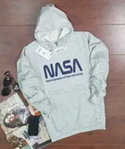 Fleece Printed Hoodie for Men 