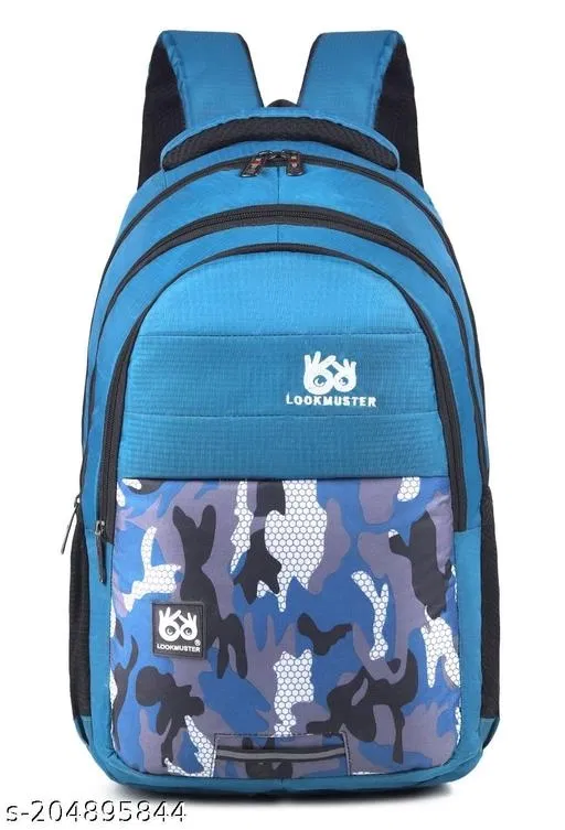 Nylon Backpack for Men & Women, Blue