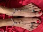 Anklets with Toe Ring for Women 