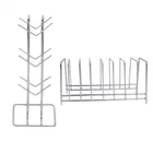 Stainless Steel Cup Stand & Plate Stand For Kitchen 