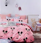 Glace Cotton Printed Double Bedsheet with 2 Pillow Covers 
