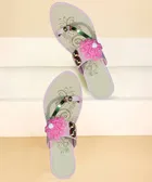 Flats for Women (Pink, 4)
