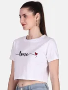 Cotton Blend Printed Tops for Women 