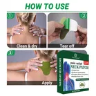 Pink Square Neck Pain Relief 10 Pcs Heat Patches 