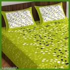 Cotton Double Bedsheet with 2 Pillow Cover 