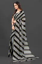 Georgette Printed Saree for Women 