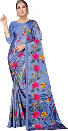Crepe Printed Saree for Women 