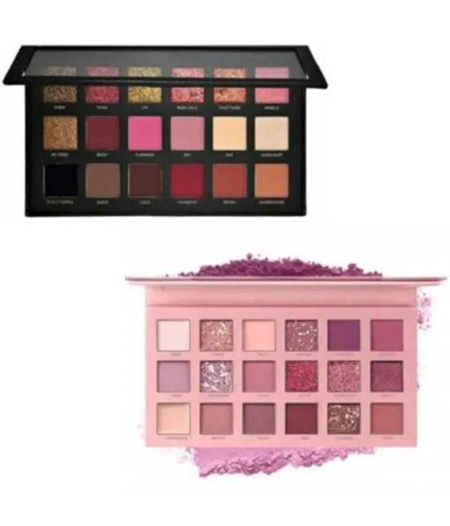 Lenon Multicolor Natural Pressed Powder Eye Shadow (Pack of 2) (S-227)