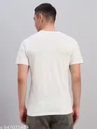 New York City Polyester T-Shirt for Men ,White 