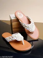Shoetopia Embellished Flat Sandals White 