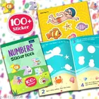 Numbers Sticker Book for Kids | Early Learning Sticker Activity Book to Learn Counting 1-100 | Interactive Number Recognition Workbook for Toddlers Preschool Nursery Kindergarten | Brain Development Hands-On Learning Fun with Colorful Stickers