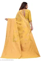 Chanderi Cotton Zari Woven Saree for Women 