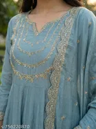Solid Acrylic Kurta Set for Women 