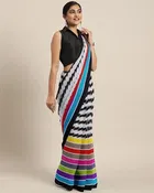 Art Silk Printed Saree for Women 