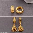 Gold Plated Earring/Stud/Bali Combo For Women'S/Girls