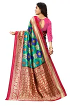 Mysore Silk Printed Saree for Women 