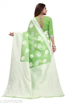 Chanderi Cotton Zari Woven Saree for Women 