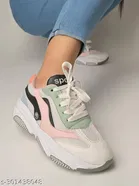 Shoetopia Colorblocked Synthetic Sneakers 