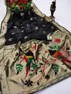 Jacquard Saree With Blouse For Women 