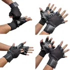 PU Leather Gym Bag with Gloves & Shaker Bottle 