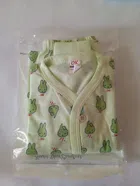 Cotton Blend Printed Clothing Set for Infants (Cream, 0-6 Months)