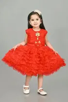 Netted Frock for Girls 