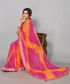 Georgette Printed Saree for Women 