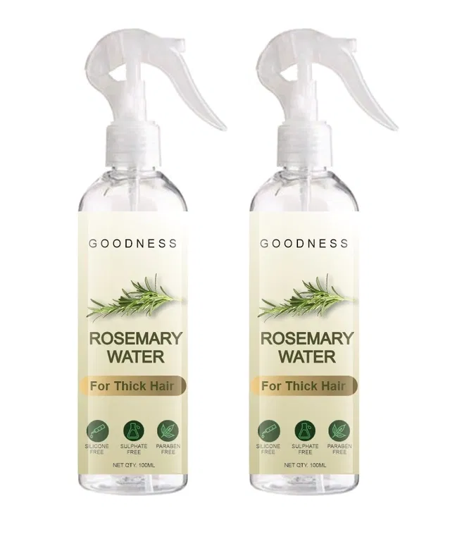 Goodness Rosemary Water Hair Spray (100 ml, Pack of 2)