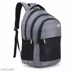 Polyester Backpack for Men & Women, Grey