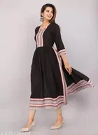 Naira Cut Rayon Solid Kurti for Women 
