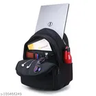 Nylon Backpack for Men & Women, Black