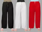 Palazzos for Women, Pack of 3 