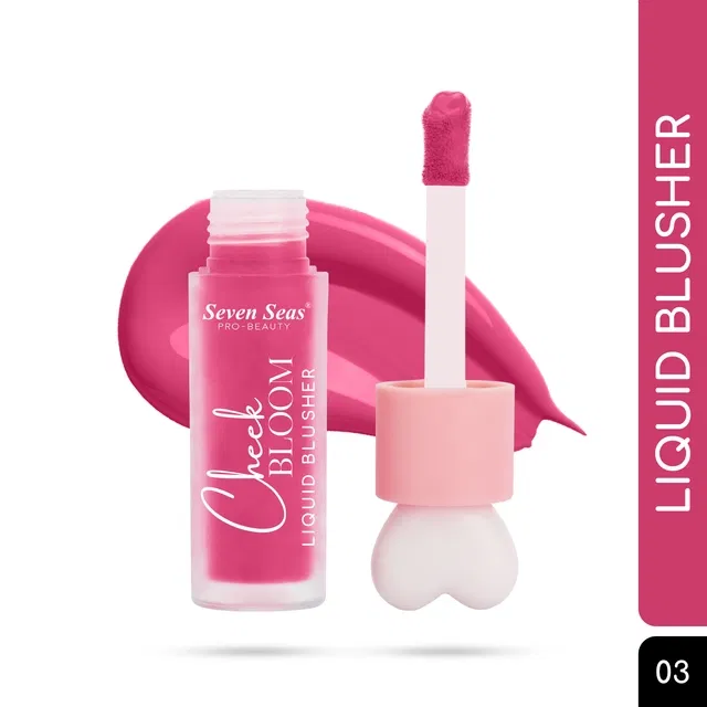 Seven Seas Cheek Bloom Liquid Blusher, Rosy Cheeks
