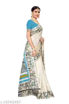 Art Silk Printed Saree for Women 